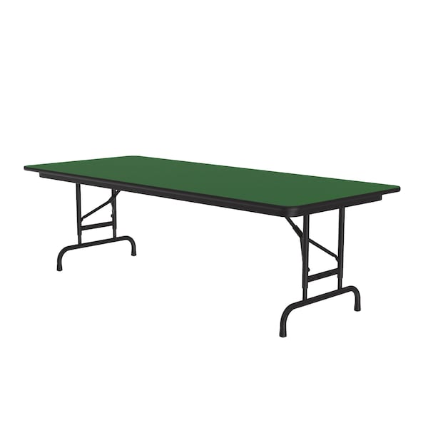 CFA Adjustable HPL Folding Tables 30x72 Green